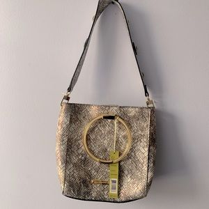 Brand new Gianni Bini snakeskin/leather purse.